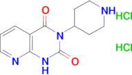 3-(piperidin-4-yl)-1H,2H,3H,4H-pyrido[2,3-d]pyrimidine-2,4-dione dihydrochloride