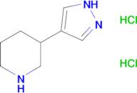 3-(1H-pyrazol-4-yl)piperidine dihydrochloride