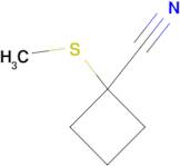 1-(methylsulfanyl)cyclobutane-1-carbonitrile