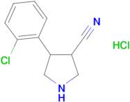 4-(2-chlorophenyl)pyrrolidine-3-carbonitrile hydrochloride