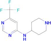 N-(piperidin-4-yl)-6-(trifluoromethyl)pyrimidin-4-amine