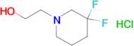 2-(3,3-difluoropiperidin-1-yl)ethan-1-ol hydrochloride