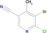 5-bromo-6-chloro-4-methylpyridine-3-carbonitrile