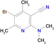 5-bromo-2-(dimethylamino)-4,6-dimethylpyridine-3-carbonitrile