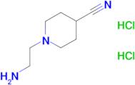 1-(2-aminoethyl)piperidine-4-carbonitrile dihydrochloride