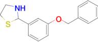 2-[3-(benzyloxy)phenyl]-1,3-thiazolidine