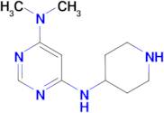 N4,N4-dimethyl-N6-(piperidin-4-yl)pyrimidine-4,6-diamine