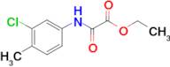 ethyl [(3-chloro-4-methylphenyl)carbamoyl]formate