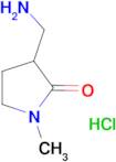 3-(aminomethyl)-1-methylpyrrolidin-2-one hydrochloride