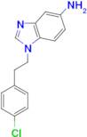 1-[2-(4-chlorophenyl)ethyl]-1H-1,3-benzodiazol-5-amine