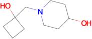 1-[(1-hydroxycyclobutyl)methyl]piperidin-4-ol