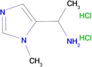 1-(1-methyl-1H-imidazol-5-yl)ethan-1-amine dihydrochloride