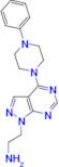 2-[4-(4-phenylpiperazin-1-yl)-1H-pyrazolo[3,4-d]pyrimidin-1-yl]ethan-1-amine