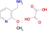 1-(2-methoxypyridin-3-yl)methanamine; oxalic acid