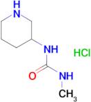 3-methyl-1-(piperidin-3-yl)urea hydrochloride