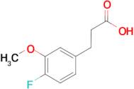 3-(4-fluoro-3-methoxyphenyl)propanoic acid