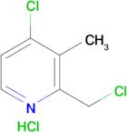 4-chloro-2-(chloromethyl)-3-methylpyridine hydrochloride