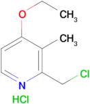 2-(chloromethyl)-4-ethoxy-3-methylpyridine hydrochloride