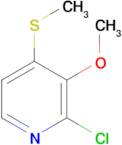 2-chloro-3-methoxy-4-(methylsulfanyl)pyridine