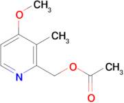 (4-methoxy-3-methylpyridin-2-yl)methyl acetate