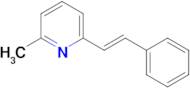 2-methyl-6-[(E)-2-phenylethenyl]pyridine