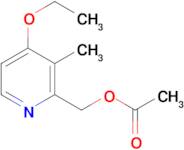 (4-ethoxy-3-methylpyridin-2-yl)methyl acetate