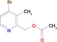 (4-bromo-3-methylpyridin-2-yl)methyl acetate
