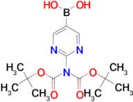 2-(5-Borono-2-pyrimidinyl)imidodicarbonic acid 1,3-bis(tert-butyl) ester