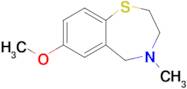 7-Methoxy-4-methyl-2,3,4,5-tetrahydrobenzo[f][1,4]thiazepine