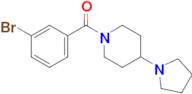 (3-Bromophenyl)(4-(pyrrolidin-1-yl)piperidin-1-yl)methanone