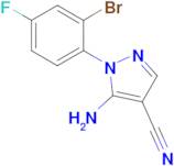 5-Amino-1-(2-bromo-4-fluoro-phenyl)-1H-pyrazole-4-carbonitrile