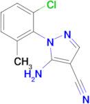 5-Amino-1-(2-chloro-6-methyl-phenyl)-1H-pyrazole-4-carbonitrile
