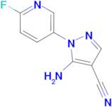 5-Amino-1-(6-fluoro-pyridin-3-yl)-1H-pyrazole-4-carbonitrile