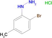 (2-Bromo-5-methyl-phenyl)-hydrazine; hydrochloride