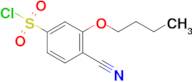 3-Butoxy-4-cyano-benzenesulfonyl chloride