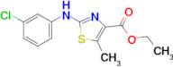 2-(3-Chloro-phenylamino)-5-methyl-thiazole-4-carboxylic acid ethyl ester