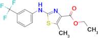 5-Methyl-2-(3-trifluoromethyl-phenylamino)-thiazole-4-carboxylic acid ethyl ester