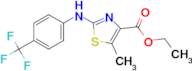 5-Methyl-2-(4-trifluoromethyl-phenylamino)-thiazole-4-carboxylic acid ethyl ester