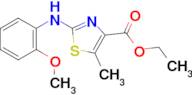 2-(2-Methoxy-phenylamino)-5-methyl-thiazole-4-carboxylic acid ethyl ester