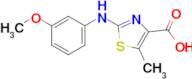 2-(3-Methoxy-phenylamino)-5-methyl-thiazole-4-carboxylic acid