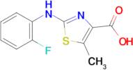 2-(2-Fluoro-phenylamino)-5-methyl-thiazole-4-carboxylic acid