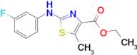 2-(3-Fluoro-phenylamino)-5-methyl-thiazole-4-carboxylic acid ethyl ester