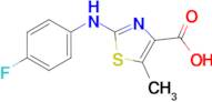 2-(4-Fluoro-phenylamino)-5-methyl-thiazole-4-carboxylic acid