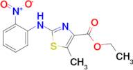 5-Methyl-2-(2-nitro-phenylamino)-thiazole-4-carboxylic acid ethyl ester