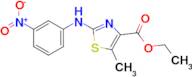 5-Methyl-2-(3-nitro-phenylamino)-thiazole-4-carboxylic acid ethyl ester