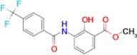 2-Hydroxy-3-(4-trifluoromethyl-benzoylamino)-benzoic acid methyl ester