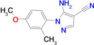 5-Amino-1-(4-methoxy-2-methyl-phenyl)-1H-pyrazole-4-carbonitrile