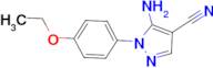 5-Amino-1-(4-ethoxy-phenyl)-1H-pyrazole-4-carbonitrile