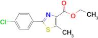 2-(4-Chloro-phenyl)-5-methyl-thiazole-4-carboxylic acid ethyl ester