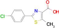 2-(4-Chloro-phenyl)-5-methyl-thiazole-4-carboxylic acid